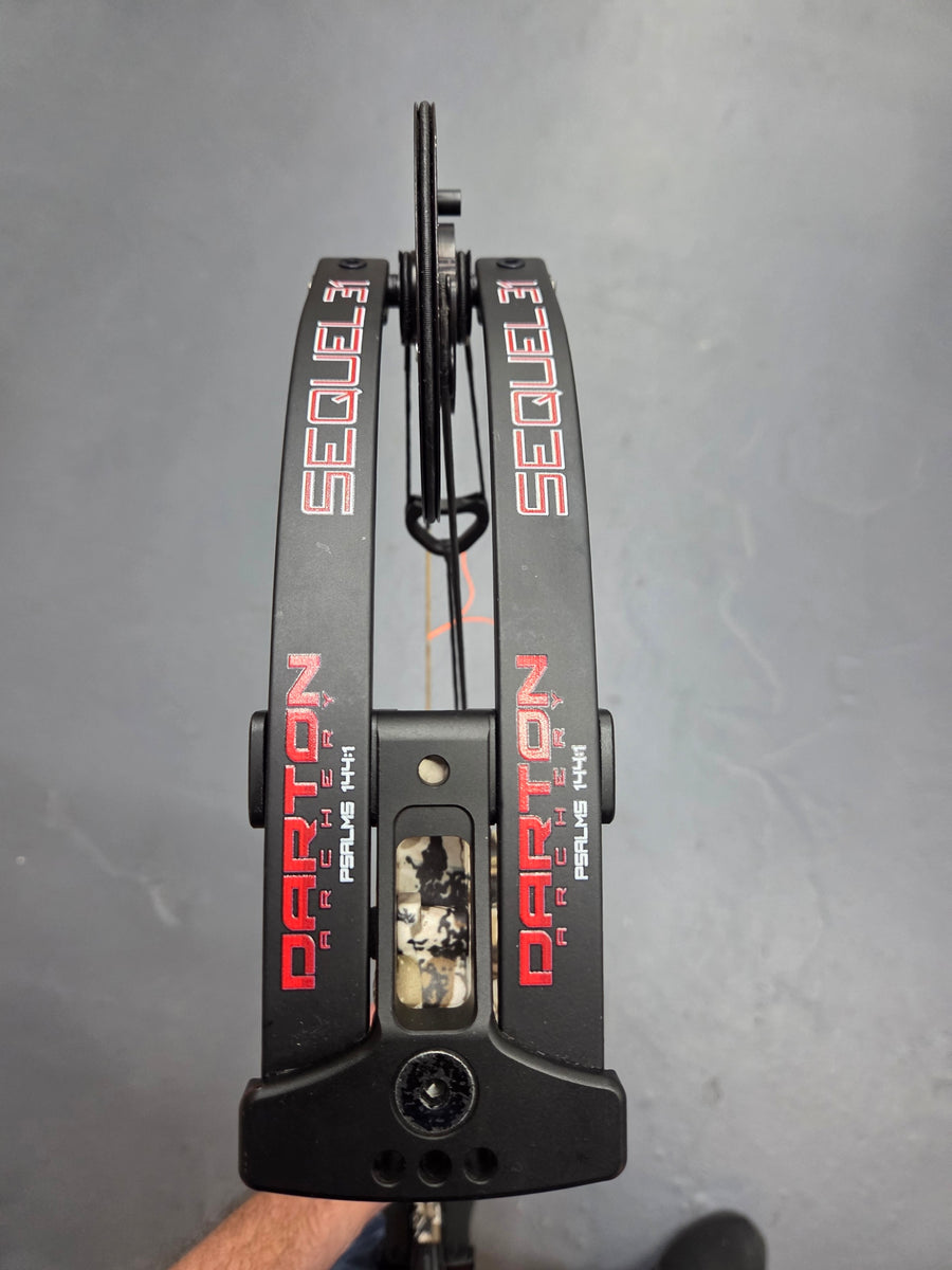 Darton Sequel 31 Compound Hunting Bow Lh Black 50-60# Used