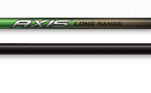 Easton 4MM Axis Long Range Match Grade Arrows, AAE Hybrid Vanes, w/55 grain Half-Out Inserts 6pk