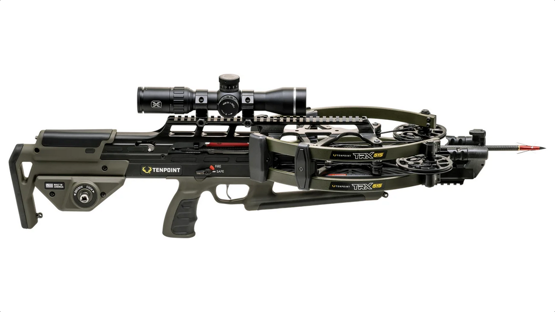 TenPoint TRX 26 Crossbow Package, Rangemaster 100 Scope, Moss Green